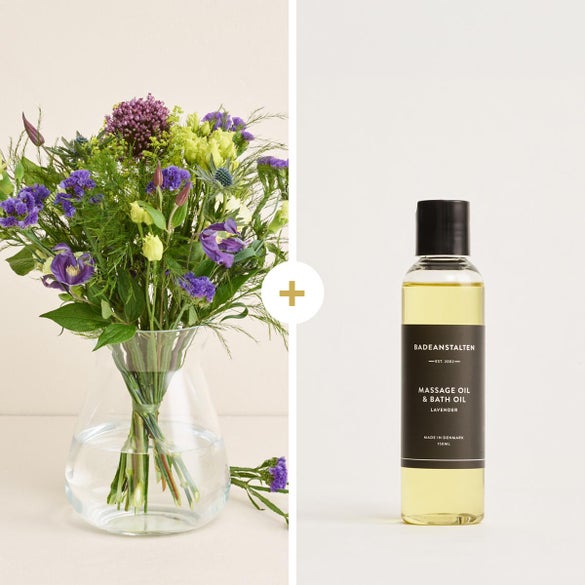 Den naturlige med bade & massageolie
